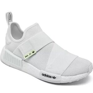 Adidas NMD R1 White Sneakers Size 7